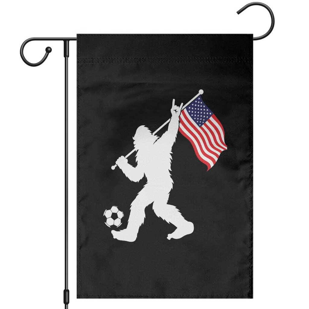 USA Soccer Bigfoot American Flag Fan Garden Flag