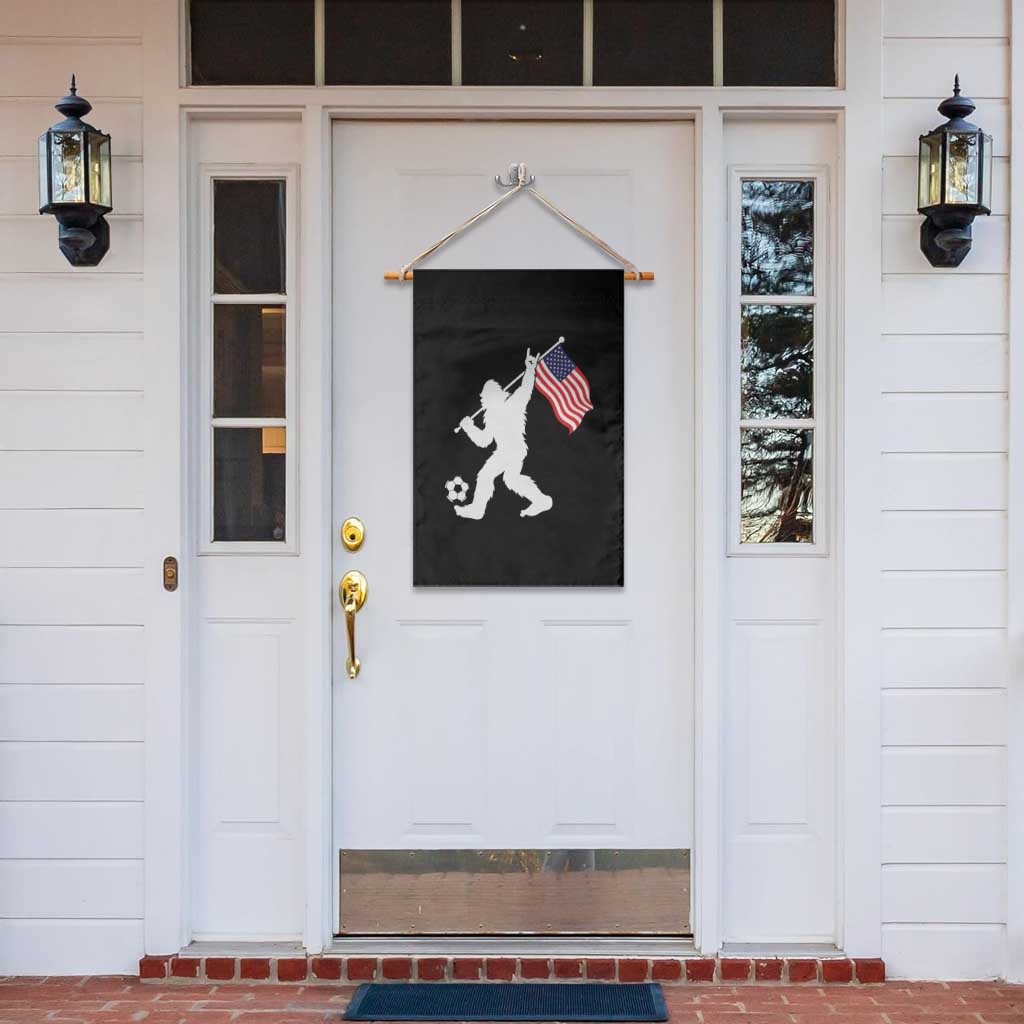 USA Soccer Bigfoot American Flag Fan Garden Flag