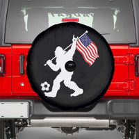 USA Soccer Bigfoot American Flag Fan Spare Tire Cover