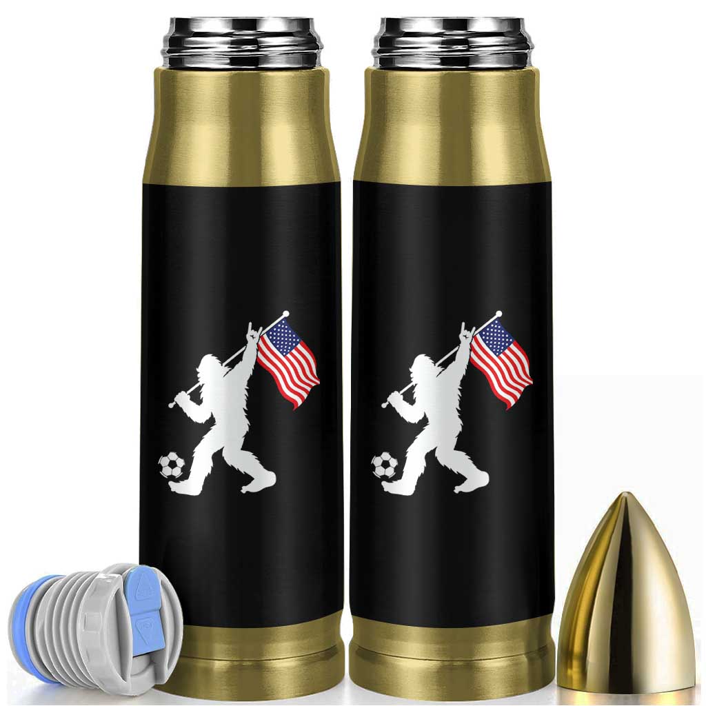 USA Soccer Bigfoot American Flag Fan Bullet Tumbler