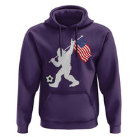 USA Soccer Bigfoot American Flag Fan Hoodie