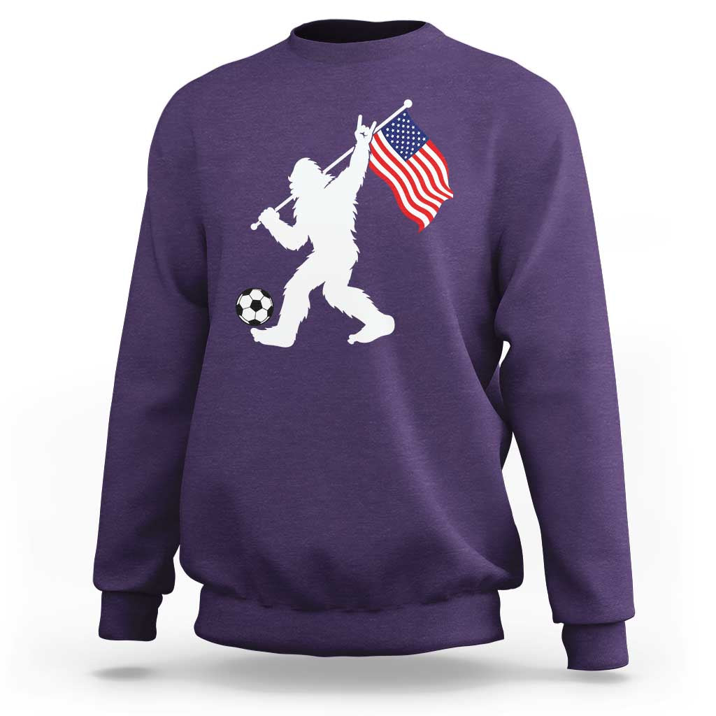 USA Soccer Bigfoot American Flag Fan Sweatshirt