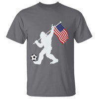 USA Soccer Bigfoot American Flag Fan T Shirt