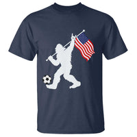 USA Soccer Bigfoot American Flag Fan T Shirt