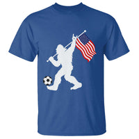 USA Soccer Bigfoot American Flag Fan T Shirt