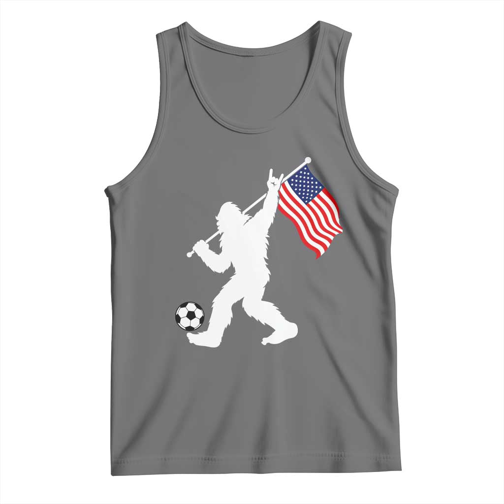 USA Soccer Bigfoot American Flag Fan Tank Top