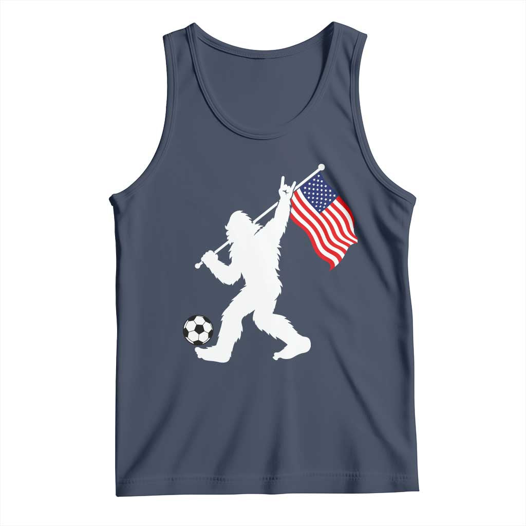 USA Soccer Bigfoot American Flag Fan Tank Top