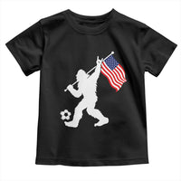 USA Soccer Bigfoot American Flag Fan Toddler T Shirt