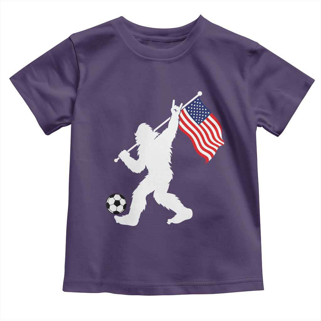 USA Soccer Bigfoot American Flag Fan Toddler T Shirt