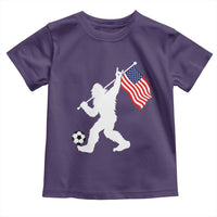USA Soccer Bigfoot American Flag Fan Toddler T Shirt