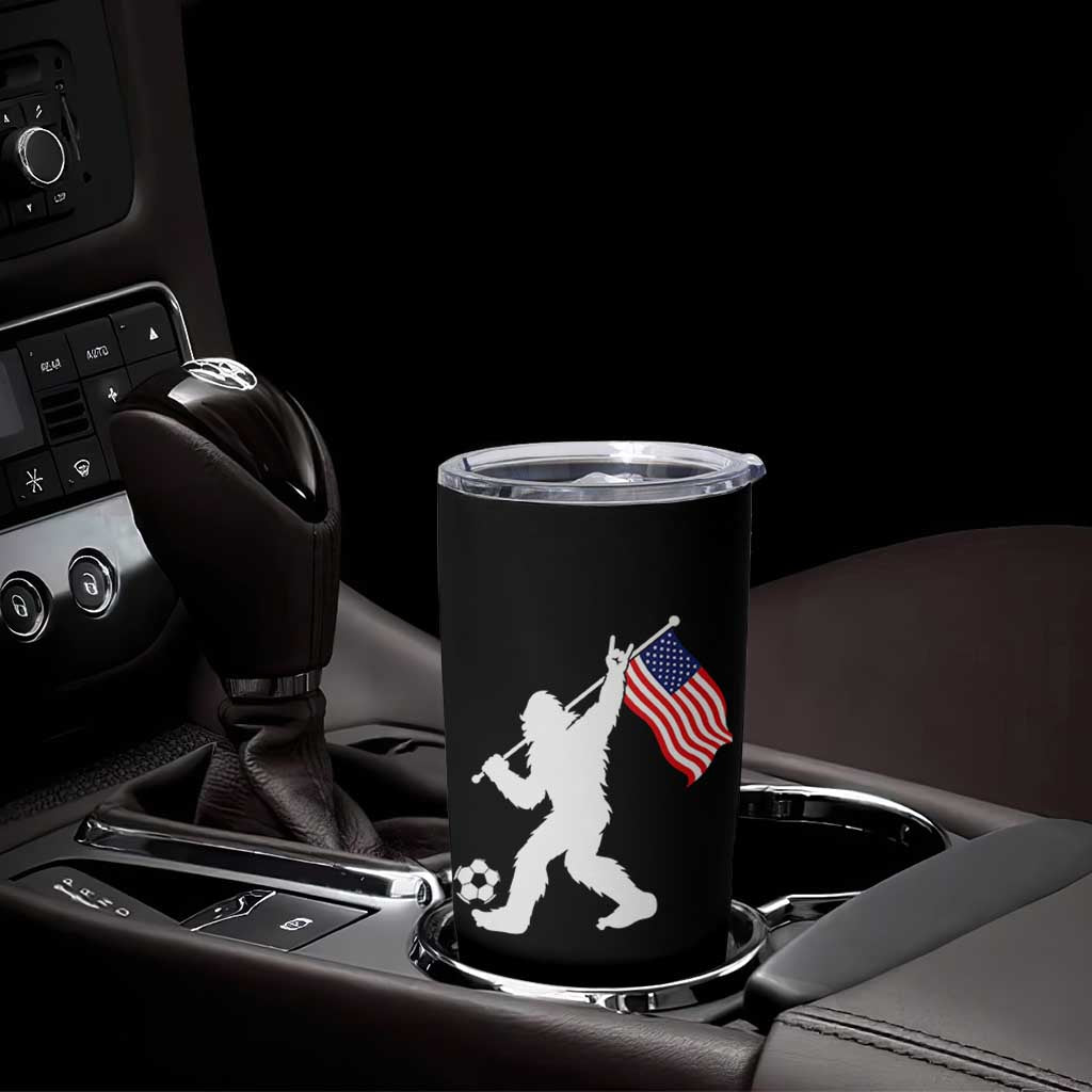 USA Soccer Bigfoot American Flag Fan Tumbler Cup