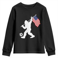USA Soccer Bigfoot American Flag Fan Youth Sweatshirt