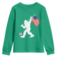 USA Soccer Bigfoot American Flag Fan Youth Sweatshirt