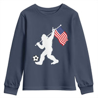 USA Soccer Bigfoot American Flag Fan Youth Sweatshirt