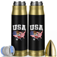 USA Soccer Dabbing Boy American Flag Fan Bullet Tumbler