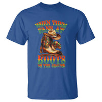 Black Cowgirl T Shirt When Them Fans At Boots On The Ground - Wonder Print Shop