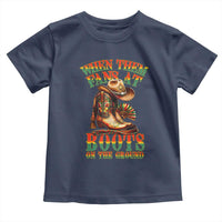 Black Cowgirl Toddler T Shirt When Them Fans At Boots On The Ground - Wonder Print Shop