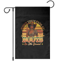 Black Cowgirl Rodeo Garden Flag Where Them Fans At Boots On Da Ground - Wonder Print Shop