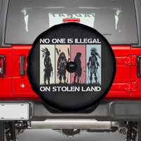 No One is Illegal on Stolen Land Spare Tire Cover Native American Indigenous - Wonder Print Shop