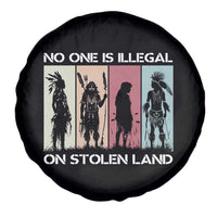No One is Illegal on Stolen Land Spare Tire Cover Native American Indigenous - Wonder Print Shop