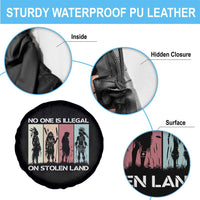 No One is Illegal on Stolen Land Spare Tire Cover Native American Indigenous - Wonder Print Shop