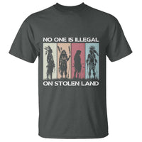 No One is Illegal on Stolen Land T Shirt Native American Indigenous - Wonder Print Shop
