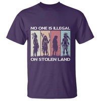 No One is Illegal on Stolen Land T Shirt Native American Indigenous - Wonder Print Shop