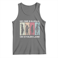 No One is Illegal on Stolen Land Tank Top Native American Indigenous - Wonder Print Shop