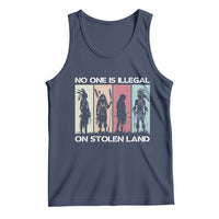 No One is Illegal on Stolen Land Tank Top Native American Indigenous - Wonder Print Shop