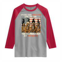 Native American Heritage Raglan Shirt Unless Your Ancestors Look Like This You Are Probably An Immigrant TS14