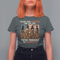 Native American Heritage T Shirt For Women Unless Your Ancestors Look Like This You Are Probably An Immigrant TS14