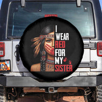 Native American Stop MMIW Spare Tire Cover I Wear Red For My Sister - Wonder Print Shop