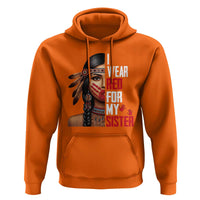 Native American Stop MMIW Hoodie I Wear Red For My Sister - Wonder Print Shop