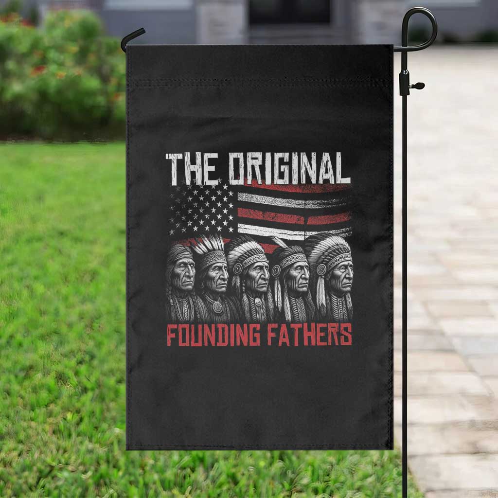 Native American Tribe Garden Flag The Original Founding Fathers - Wonder Print Shop
