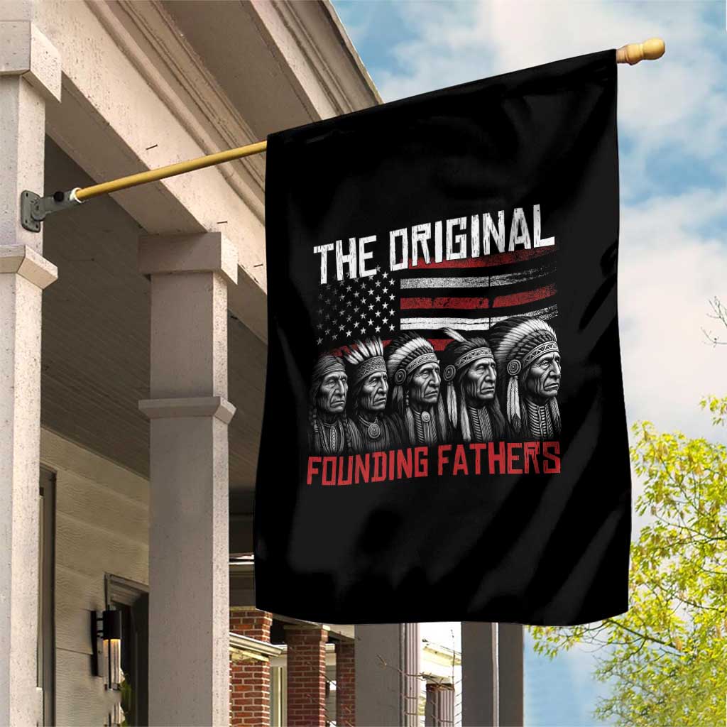 Native American Tribe Garden Flag The Original Founding Fathers - Wonder Print Shop