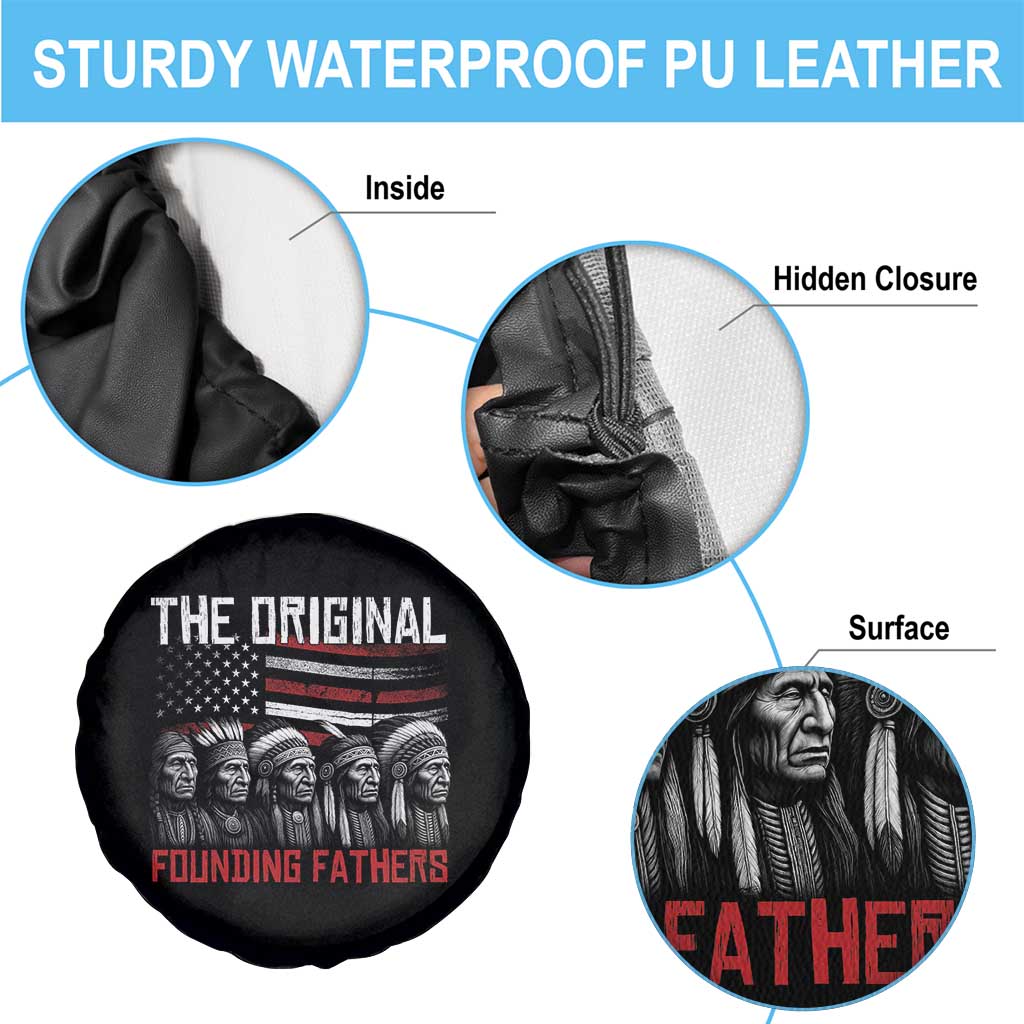 Native American Tribe Spare Tire Cover The Original Founding Fathers - Wonder Print Shop