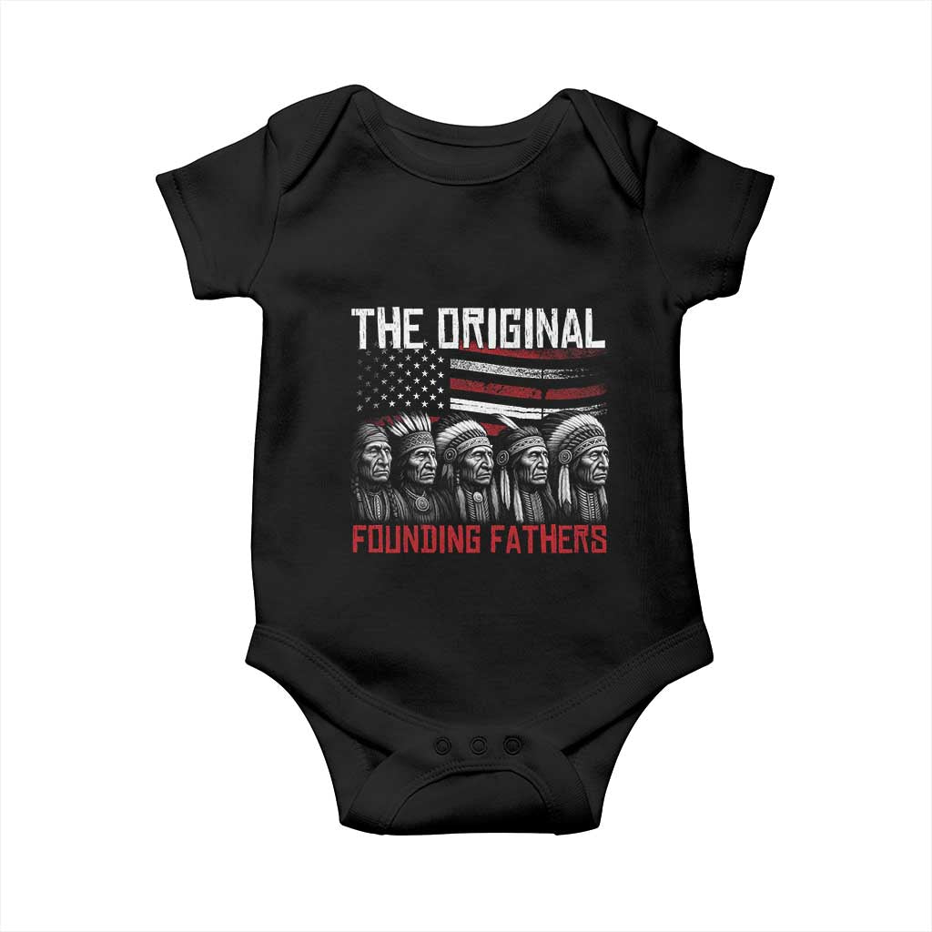 Native American Tribe Baby Onesie The Original Founding Fathers - Wonder Print Shop