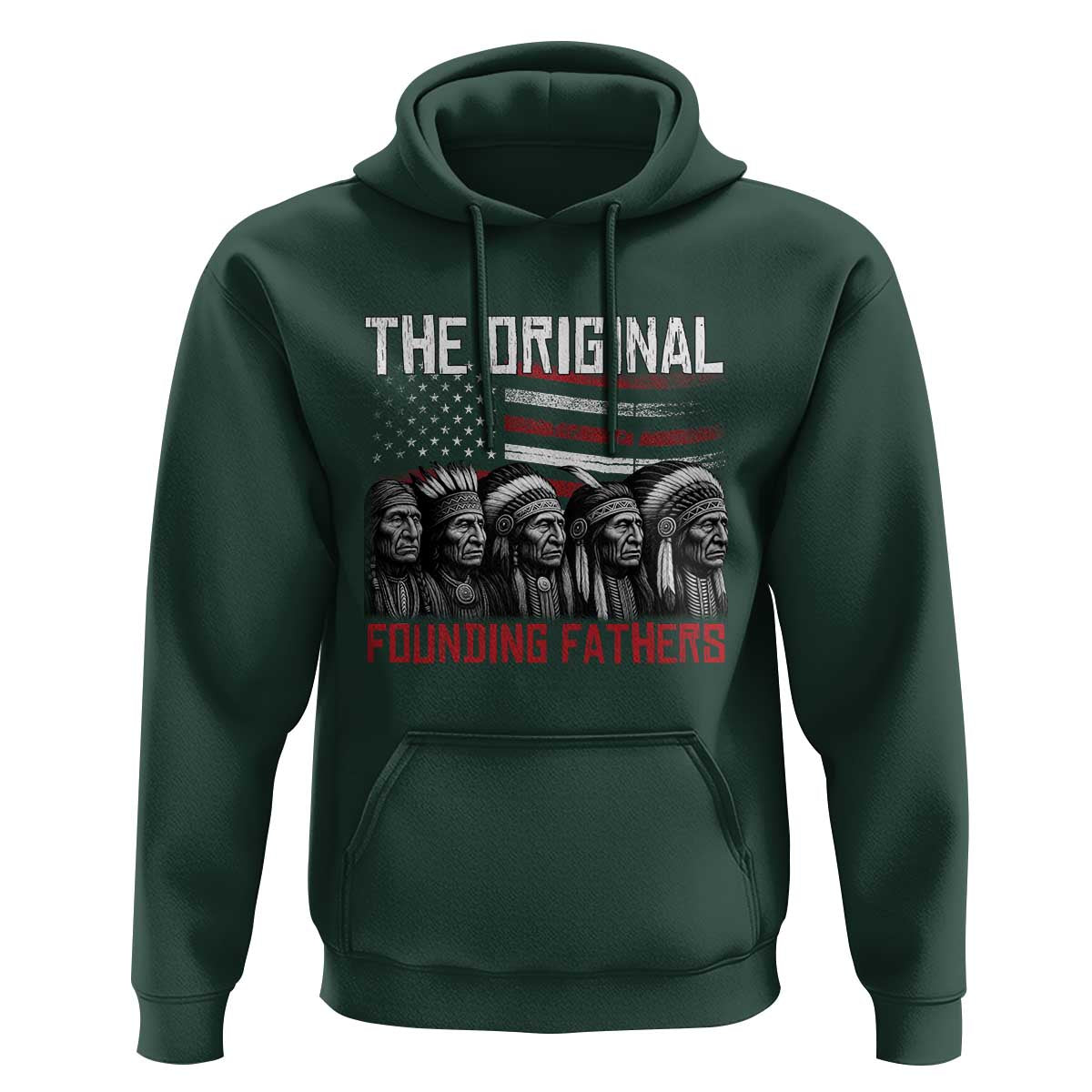 Native American Tribe Hoodie The Original Founding Fathers - Wonder Print Shop