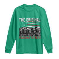 Native American Tribe Long Sleeve Shirt The Original Founding Fathers - Wonder Print Shop