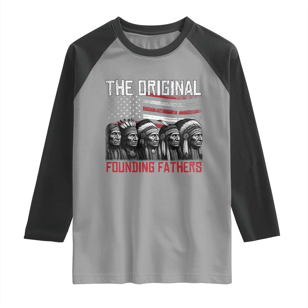 Native American Tribe Raglan Shirt The Original Founding Fathers - Wonder Print Shop