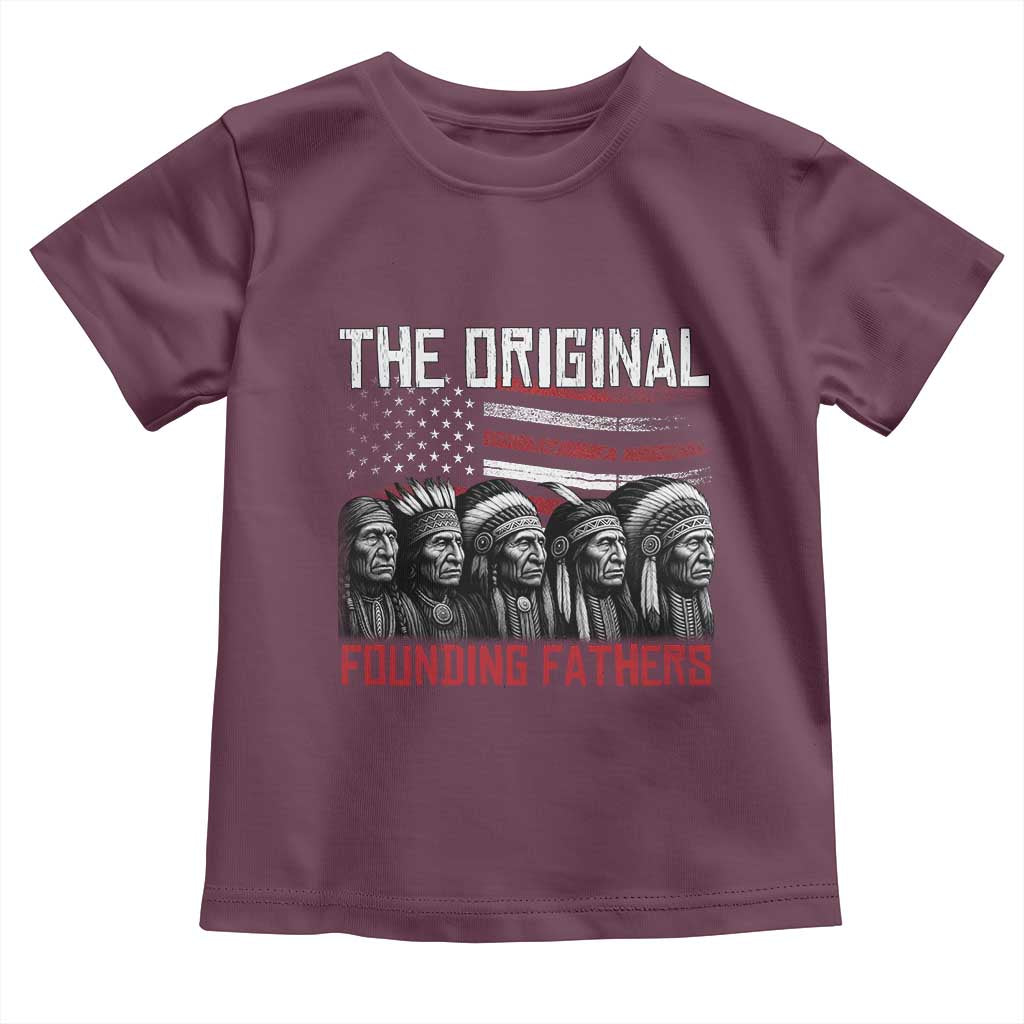 Native American Tribe Toddler T Shirt The Original Founding Fathers - Wonder Print Shop