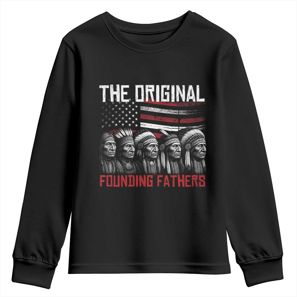 Native American Tribe Youth Sweatshirt The Original Founding Fathers - Wonder Print Shop