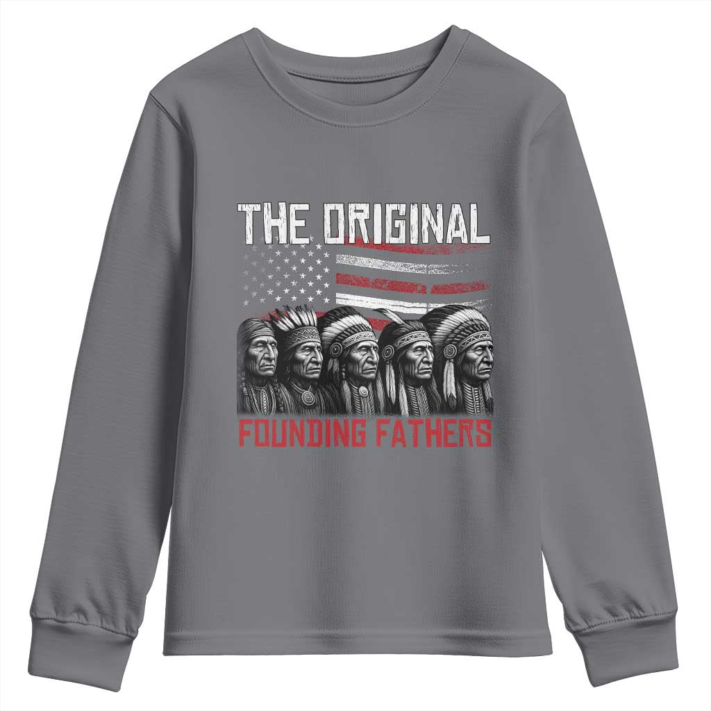 Native American Tribe Youth Sweatshirt The Original Founding Fathers - Wonder Print Shop