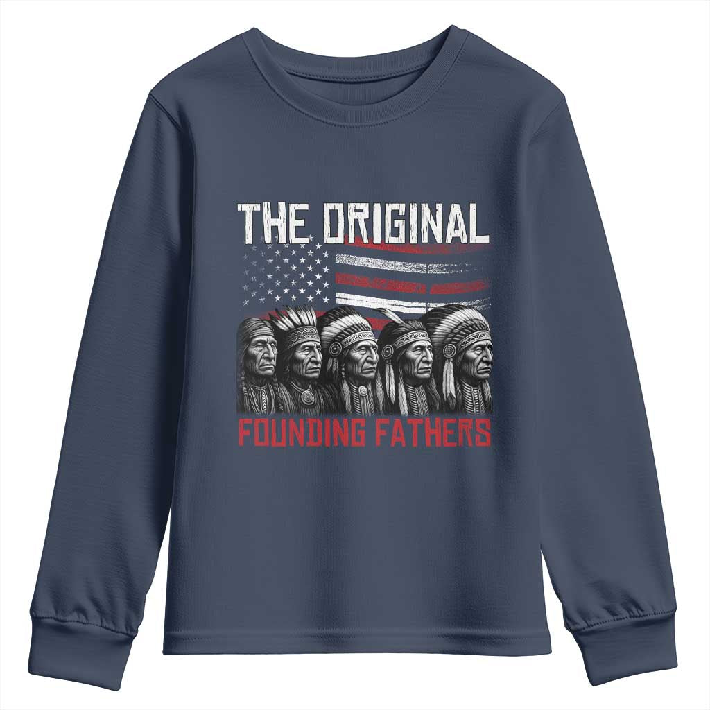 Native American Tribe Youth Sweatshirt The Original Founding Fathers - Wonder Print Shop