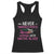 Native American Women Racerback Tank Top Never Underestimate A Woman With Native Blood - Wonder Print Shop