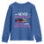 Native American Women Youth Sweatshirt Never Underestimate A Woman With Native Blood - Wonder Print Shop