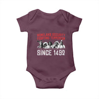 Native American Baby Onesie Homeland Security Fighting Terrorism Since 1492 - Wonder Print Shop