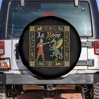 Le Boop Medieval Knight Dragon Fantasy Book Lover Humor Spare Tire Cover