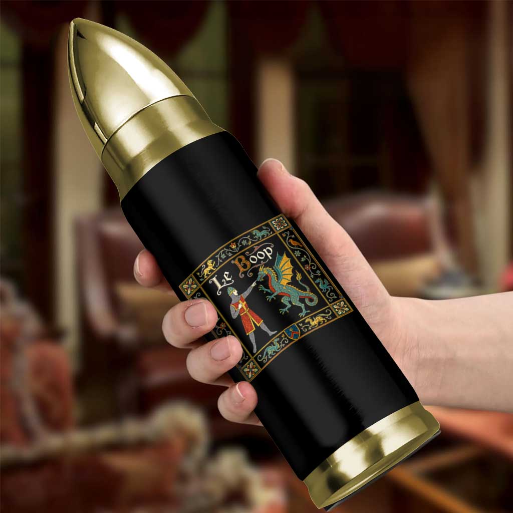 Le Boop Medieval Knight Dragon Fantasy Book Lover Humor Bullet Tumbler