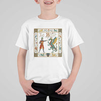 Le Boop Medieval Knight Dragon Fantasy Book Lover Humor T Shirt For Kid